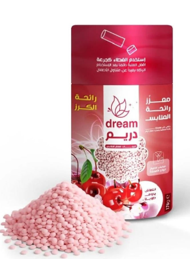 حبيبات معطرة للملابس برائحة الكرز، مناسب لجميع أنواع الأقمشة، 176جم